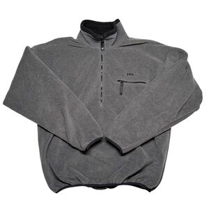 Vintage Helly Hansen Fleece 1/2 Zip Sweater Jacket Mens Size Med Made In USA